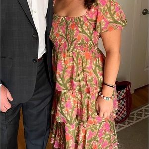 ENTRO Wedding Guest Dress (Medium) Floral